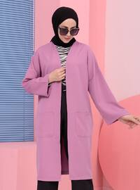 Lilac - Unlined - Round Collar - Jacket