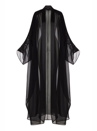 Black - Unlined - Abaya - Nuum Design