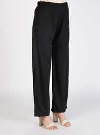 Tunic&Pants Co-Ord Black