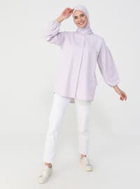 Lilac - Button Collar - Tunic