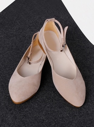 Cream - Flat - Flat Shoes - Renkli Butik