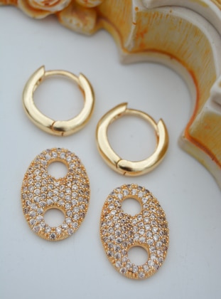 Gold - Earring - Stoneage