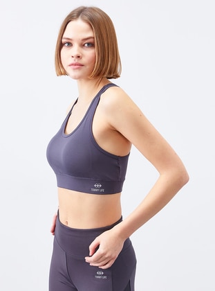 Anthracite - Sports Bras - Tommy Life