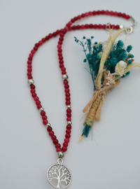 Tree of Life Necklace Multi Color