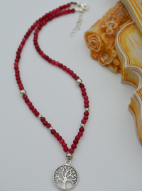Tree of Life Necklace Multi Color