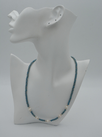Crystal and Pearl Necklace Multi Color