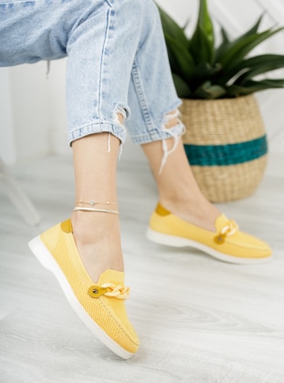 Mustard - Casual Shoes - Moda Değirmeni