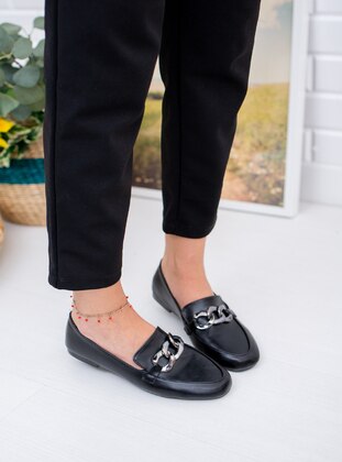 Black - Casual Shoes - Moda Değirmeni