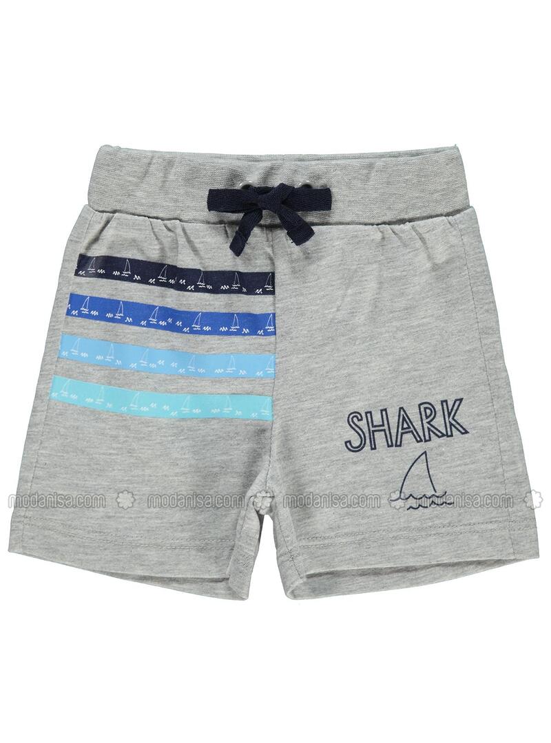 Gris Shorts Pour Bebe