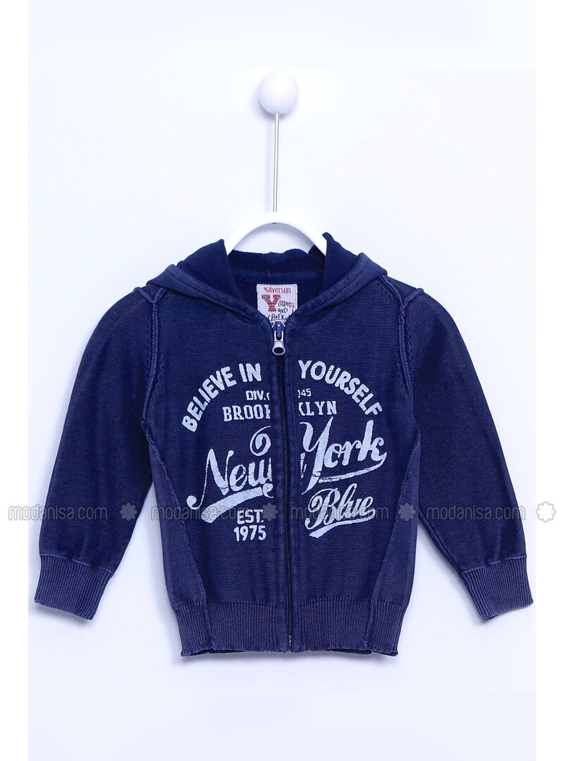 Bleu Marine Cardigans Pour Bebe