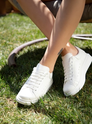White - Sport - Sports Shoes - Ayakkabı Outlet