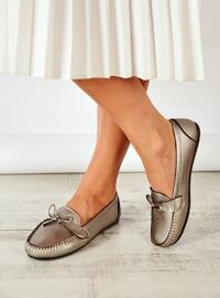  Silver Flat Shoes