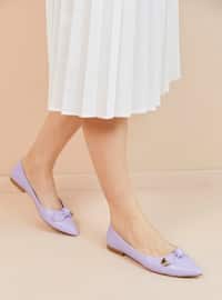 Lilac - Flat - Flat Shoes