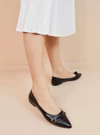 Black - Flat - Flat Shoes