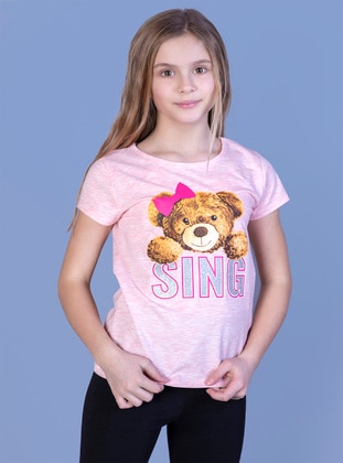 Pink - Girls` T-Shirt - Toontoy