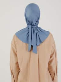 Instant Hijab Jeans Blue Instant Scarf