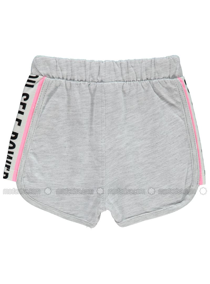 Gris Shorts Pour Bebe