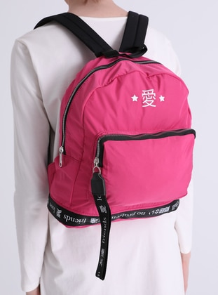 Pink - Backpack - Backpacks - Konsept