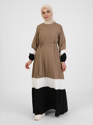 Crew neck - Unlined - Modest Dress  Modest dresses, Muslimah outfit, Dress