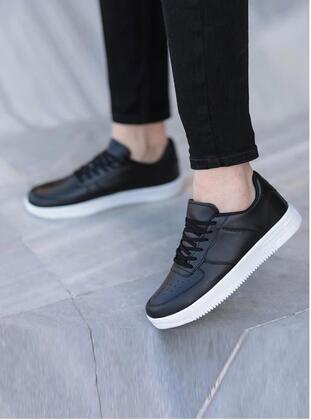 Unisex Sneaker Shoes Black White