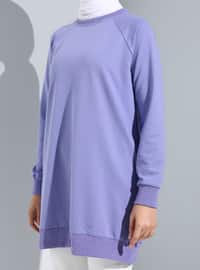 Crew neck - Lilac - Sweat-shirt