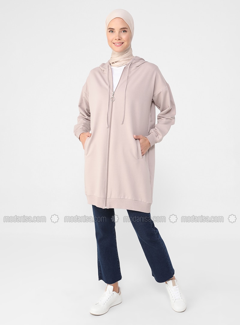  - Pink - Unlined - Cotton - Topcoat