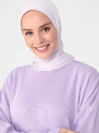 Lilac - Crew neck - Knit Tunics