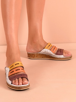 White - Sandal - Slippers - Shoestime
