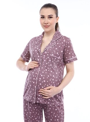 Mink - Multi - Maternity Pyjamas - Ladymina Pijama