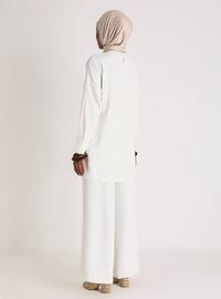 White - Unlined - Suit