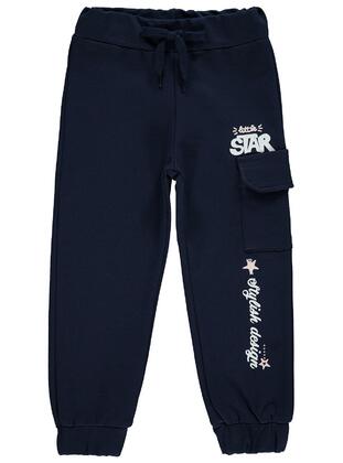Navy Blue - Girls` Sweatpants - Civil