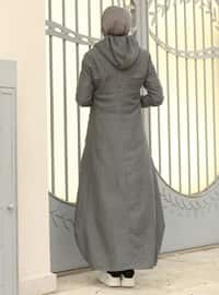 Gray - Modest Dress