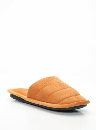 Sandal - Tan - Home Shoes - Ayakkabı Outlet