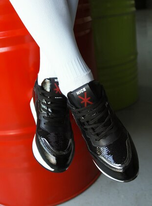 Black - Sport - Sports Shoes - Ayakkabı Outlet