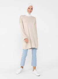 - Crew neck - Viscose - Tunic