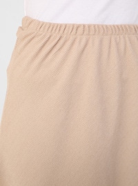 Corded Velvet Skirt Camel