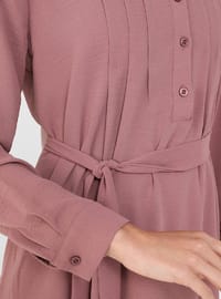 Dusty Rose - Dusty Rose - Button Collar - Tunic