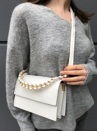 White - Satchel - Shoulder Bags - Modames