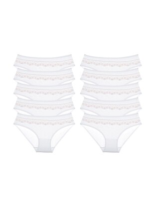 White - Girls` Underwear - Donella