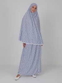 Tunic & Skirt Prayer Dress Set Daisy Blue Daisy Blue