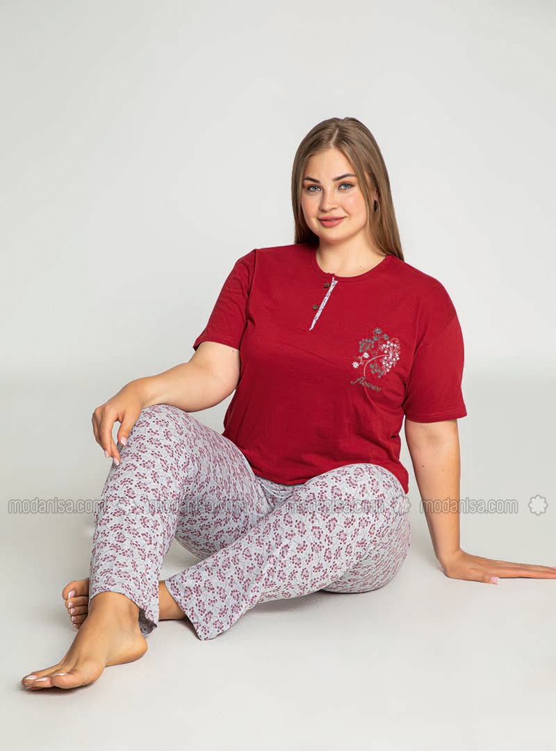 Maroon - Size Pyjamas