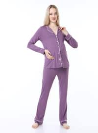 Purple - Maternity Pyjamas