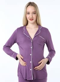 Purple - Maternity Pyjamas