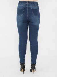 Dark Blue - Plus Size Pants