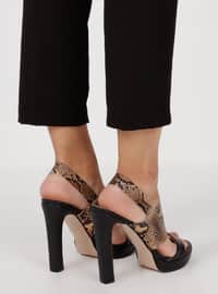 Black - High Heel - Evening Shoes