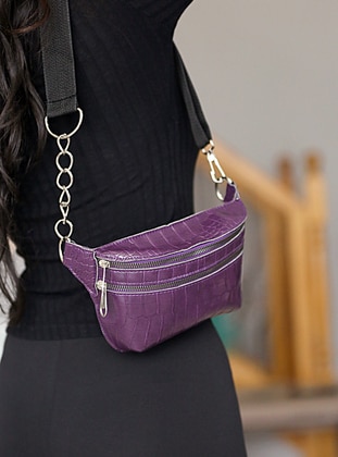 Purple - Belt Bag- WMİLANO