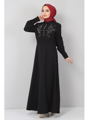 Unlined - Black - Modest Dress - MISSVALLE