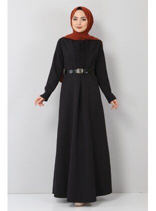 Unlined - Black - Modest Dress - MISSVALLE