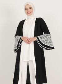 Unlined - Black - Kimono