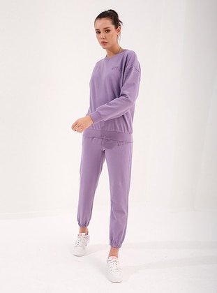 Lilac - Crew neck - Tracksuit Set - Tommy Life